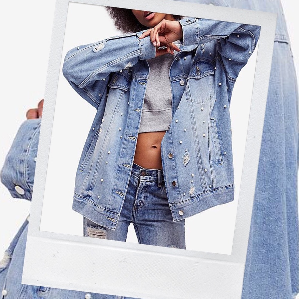 Free People Sunday Funday Denim Jacket